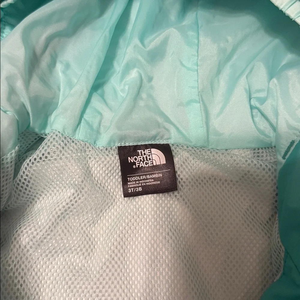 The North Face Kids Teal Hooded Raincoat